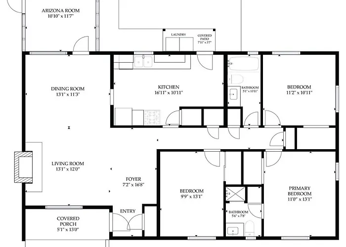 5 Min To Tmc, 3 Bedroom 2 Ba, Yard And Grill, Сasa de vacaciones